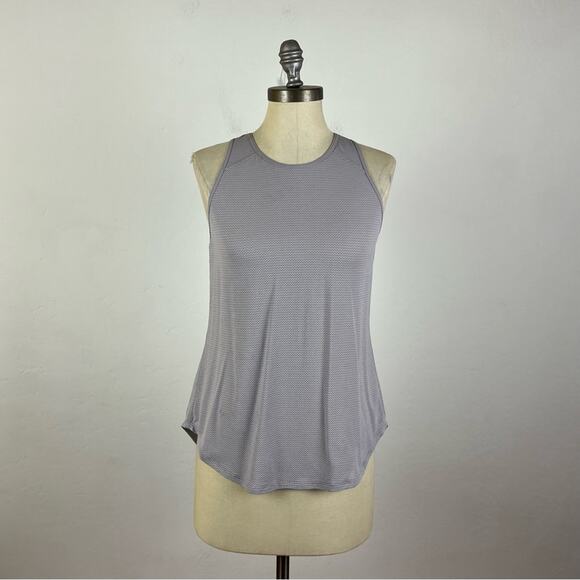 Lululemon Purple Open Back Tank Top - Picture 1 of 9